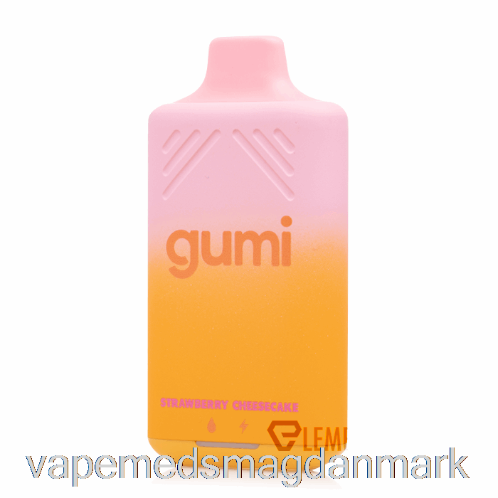 Vape Med Smag Gumi Bar 8000 Engangs Jordbær Cheesecake